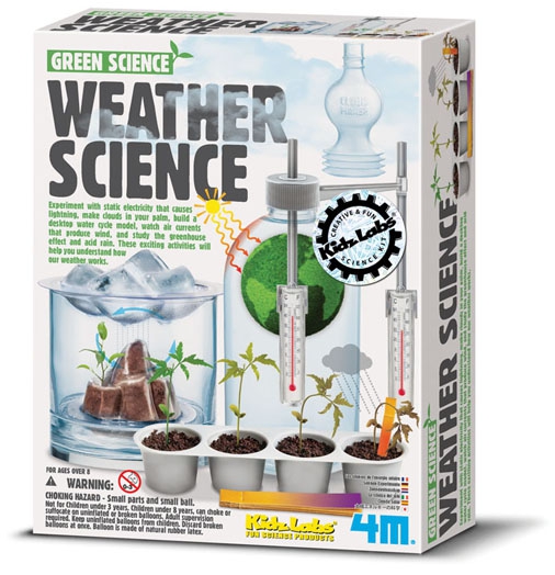 Neu Green Science Wetterstation Öko-Spiele Baukasten Lernspielzeug Wetter !587 