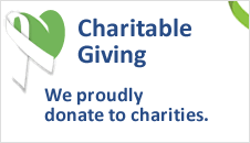 We proudly donate